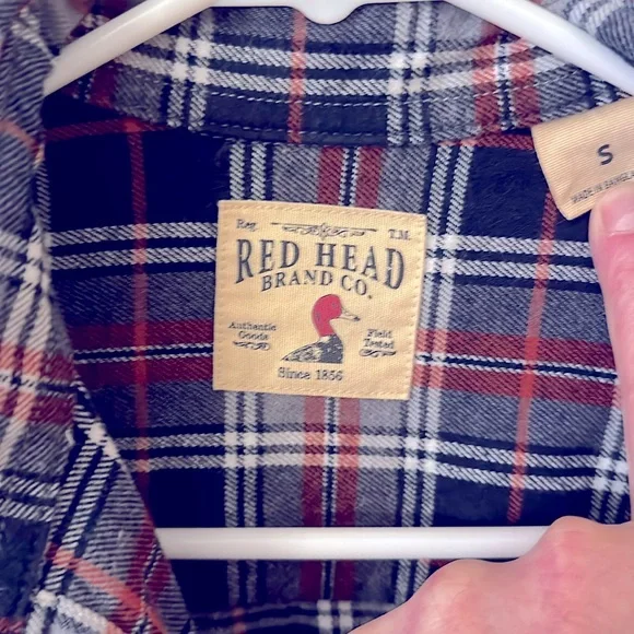 Red Head 100% Cotton Flannel Shirt. - Picture 2 of 3
